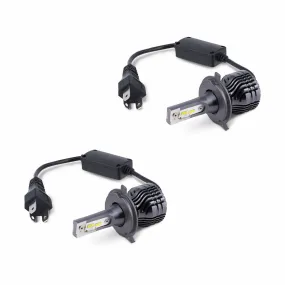 1996 Harley Davidson XL1200C Sportster 1200 Custom Headlight Bulb High Beam and Low Beam 9003 LED Kit Nimbis