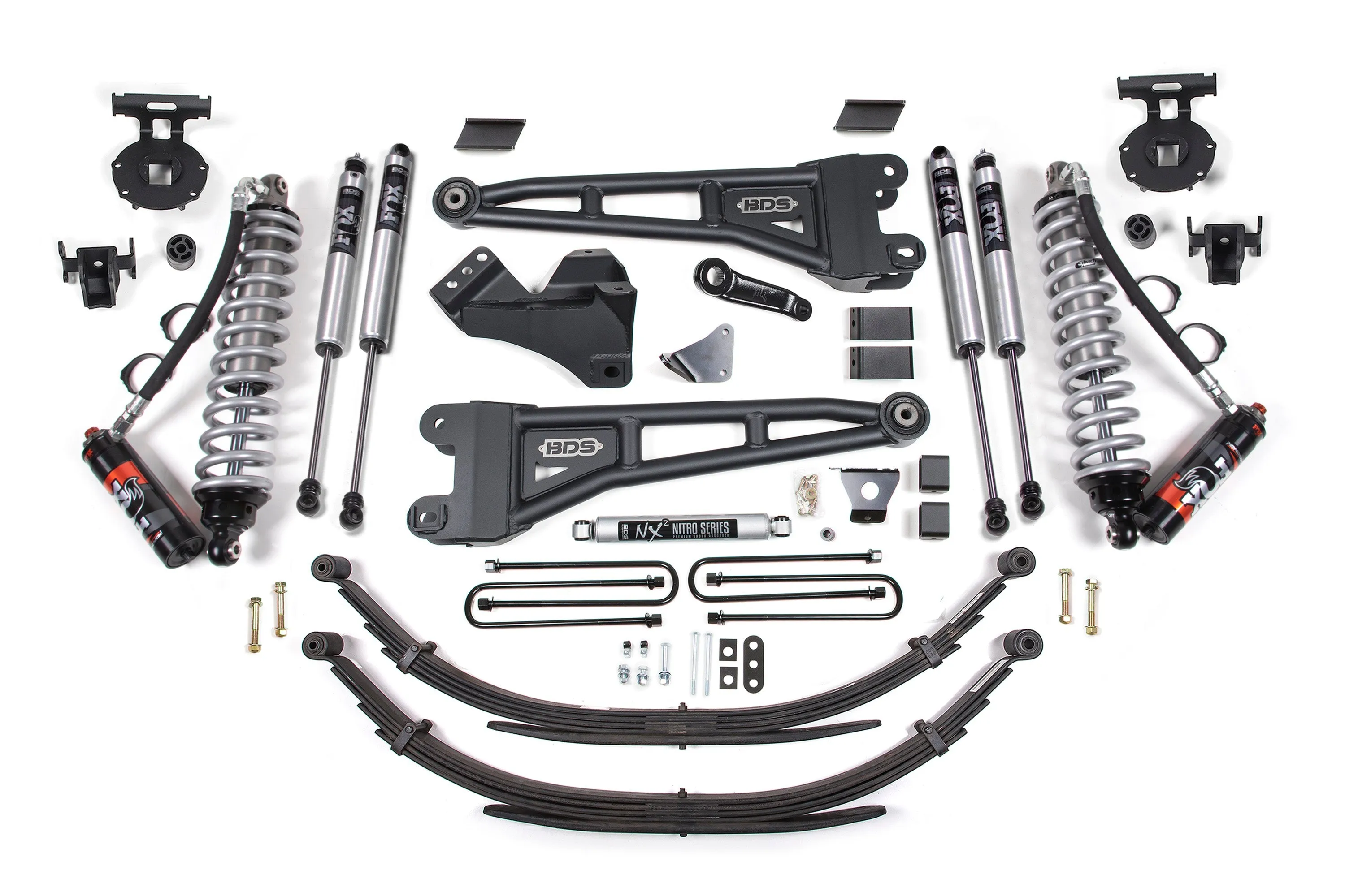 6 Inch Lift Kit w/ Radius Arm | FOX 2.5 Performance Elite Coil-Over Conversion | Ford F250/F350 Super Duty (08-10) 4WD | Diesel