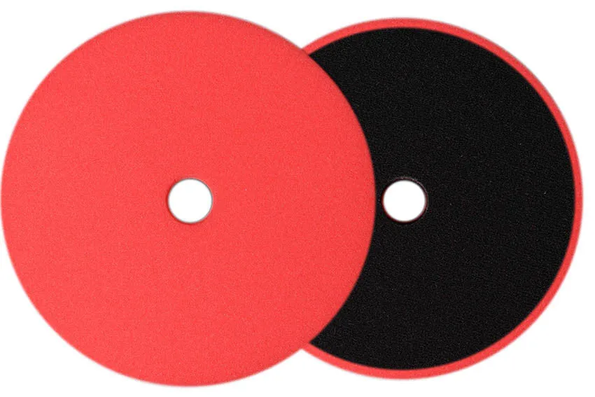 6.5" Red Finishing Low Pro Foam Grip Pad™
