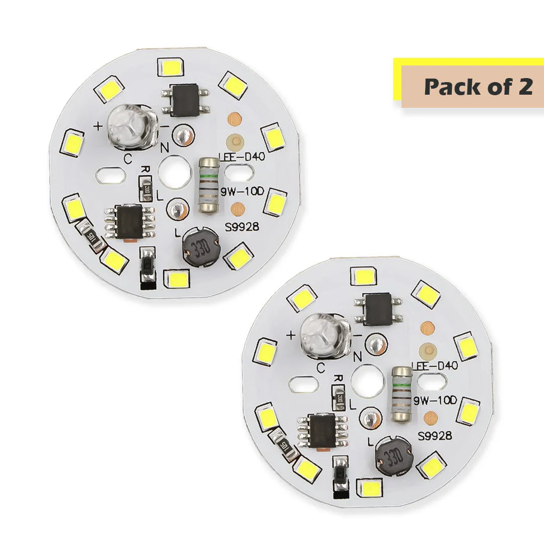 9W 220VAC Alpha White 40mm DOB LED