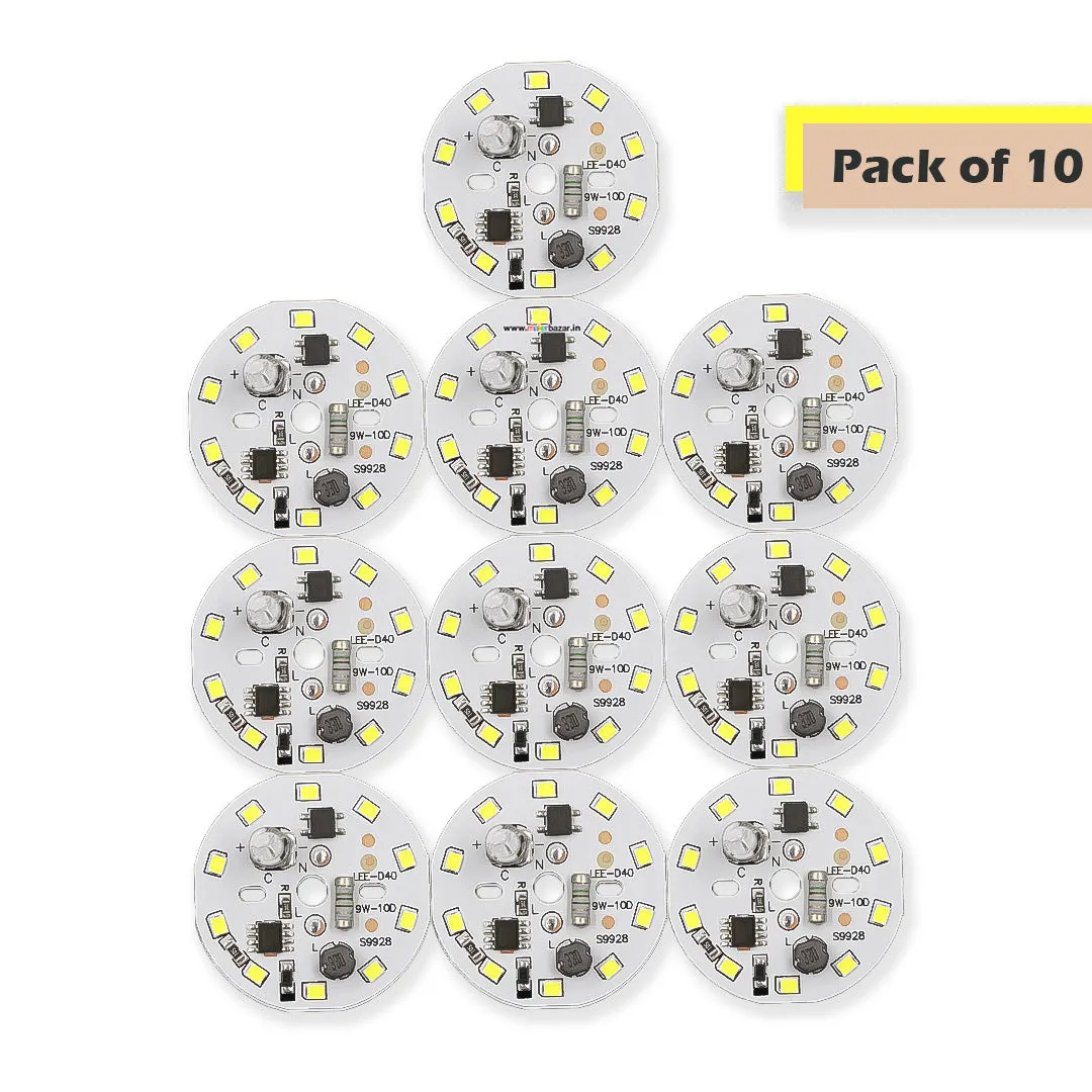 9W 220VAC Alpha White 40mm DOB LED