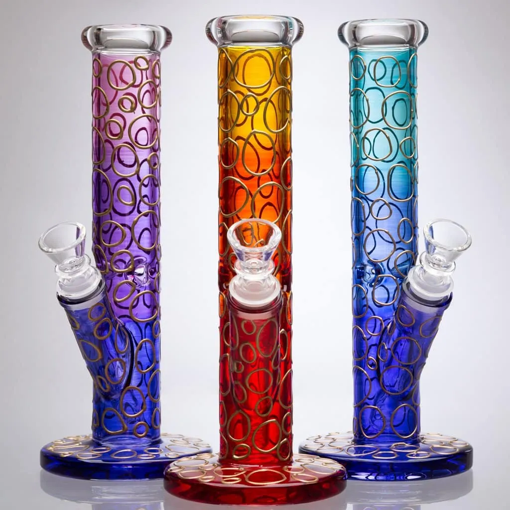 Accurate Glass - Mini Groovy Straight Bongs