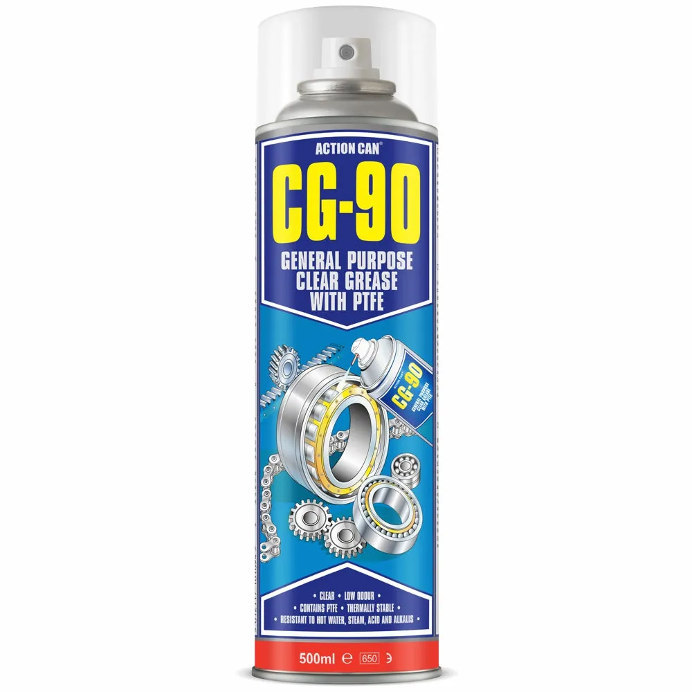 ACTION CAN CG-90 500 ML GEN PURPOSE CLEAR GREASE w/PTFE CAN32799