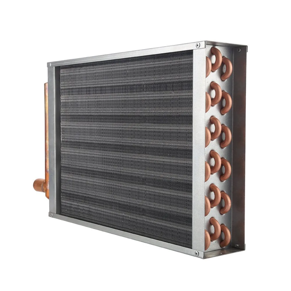Air to Water Heat Exchanger 20x20 1" Copper Ports