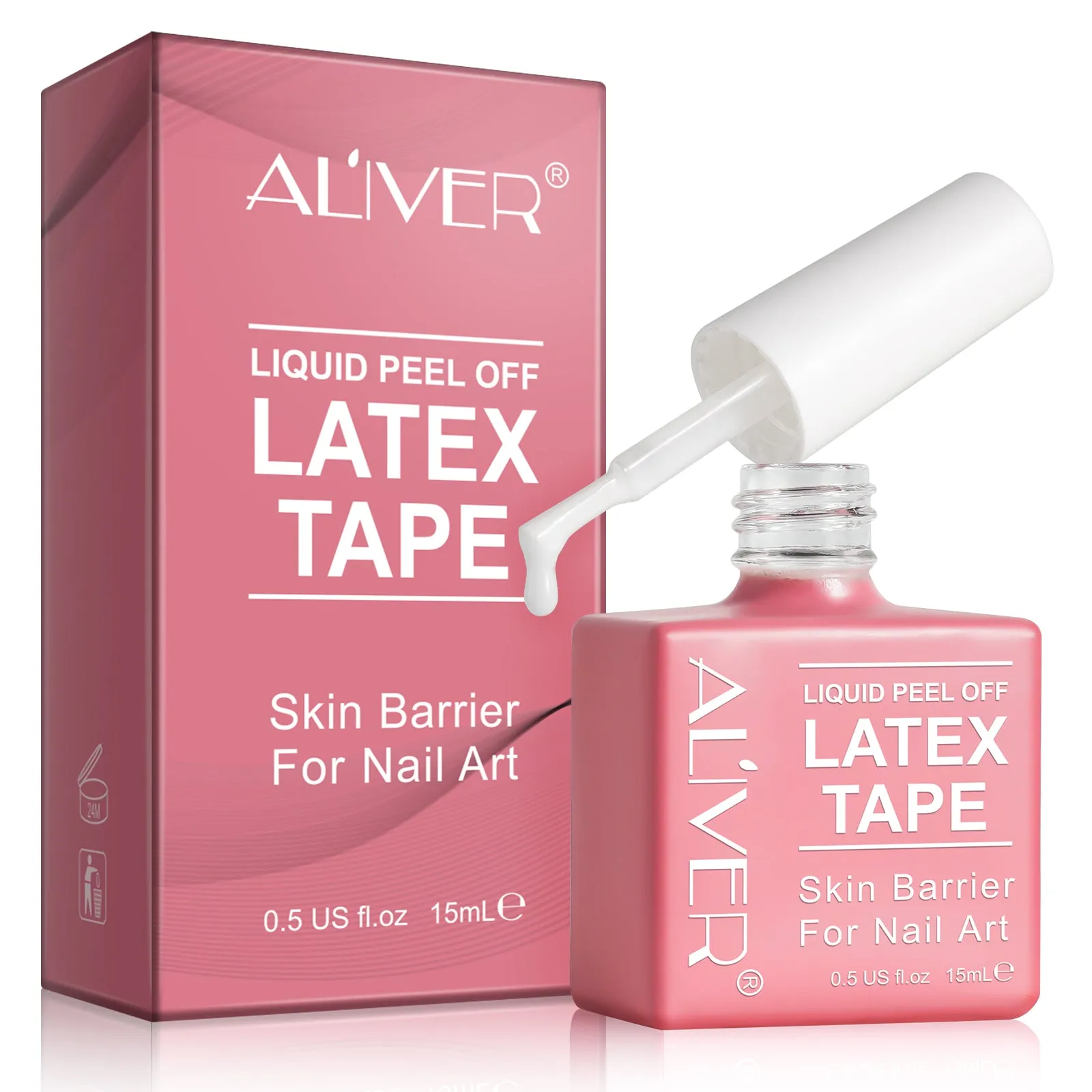 Aliver Liquid Latex Tape, nail polish barrier protector