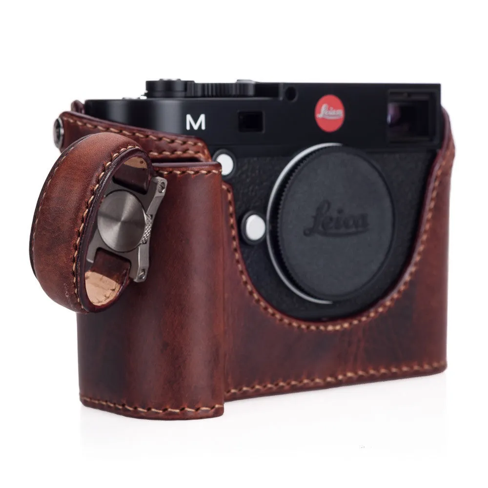 Arte di Mano Half Case for Leica M/M-P (Typ 240) for Multifunction Handgrip with Fingerloop Cutout - Rally Volpe