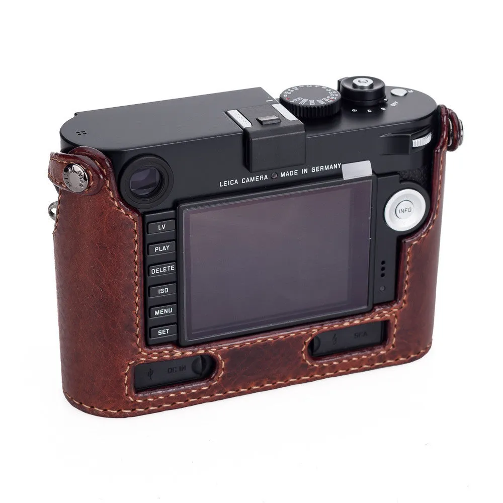 Arte di Mano Half Case for Leica M/M-P (Typ 240) for Multifunction Handgrip with Fingerloop Cutout - Rally Volpe