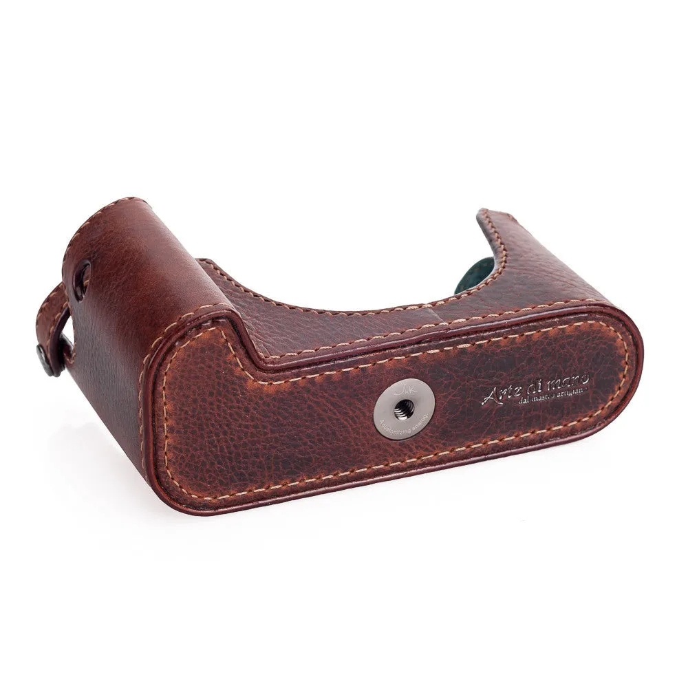 Arte di Mano Half Case for Leica M/M-P (Typ 240) for Regular Handgrip with Finger Loop Cutout - Rally Volpe