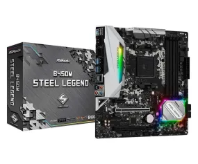 ASRock B450M Steel Legend Motherboard
