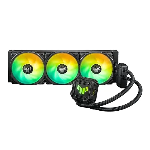 ASUS TUF Gaming LC II 360 ARGB AIO CPU Cooler: Aura Sync, 3X TUF 120mm ARGB Fans