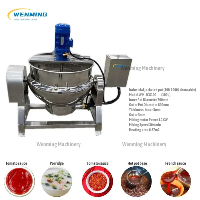 Autmatic Sauce Pan And Pots-Jacketed pot-Mixer Pot