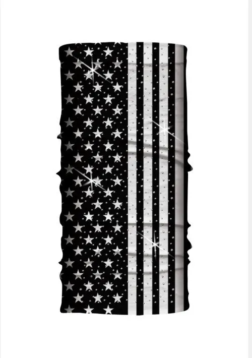 B&W USA FLAG W/GEMS SOAKER TUBE