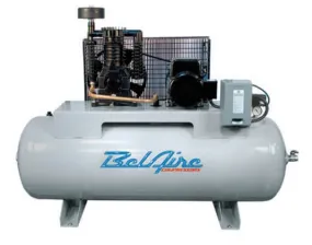 BelAire 318HLE 7.5HP, 208-230V, 1PH, 80 Gal ELITE Two Stage Electric Simplex Compressor