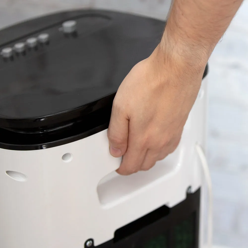 Black Decker Air Cooler 2 in 1 7 Litre  - White