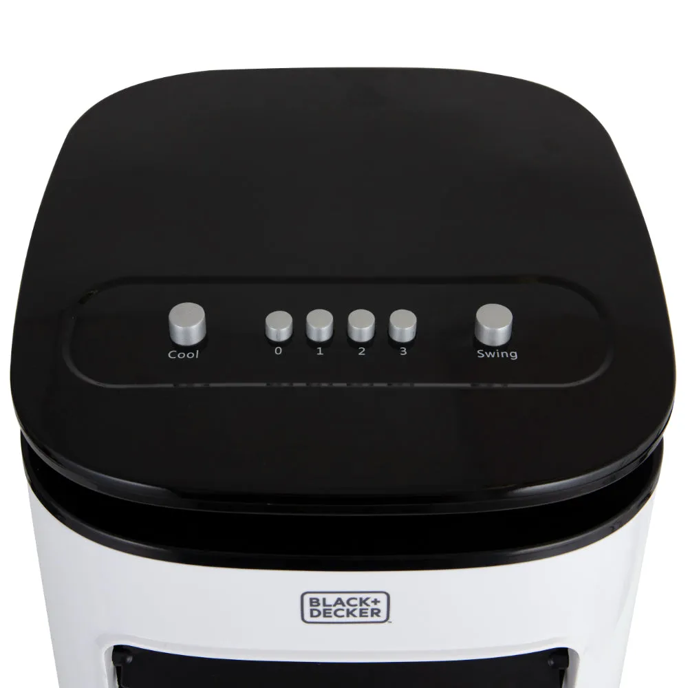 Black Decker Air Cooler 2 in 1 7 Litre  - White