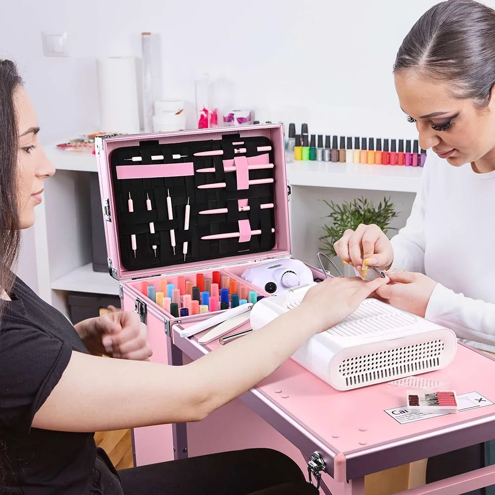 Byootique Nail Dust Collector - Quiet Acrylic Dust Catcher for Nail Techs
