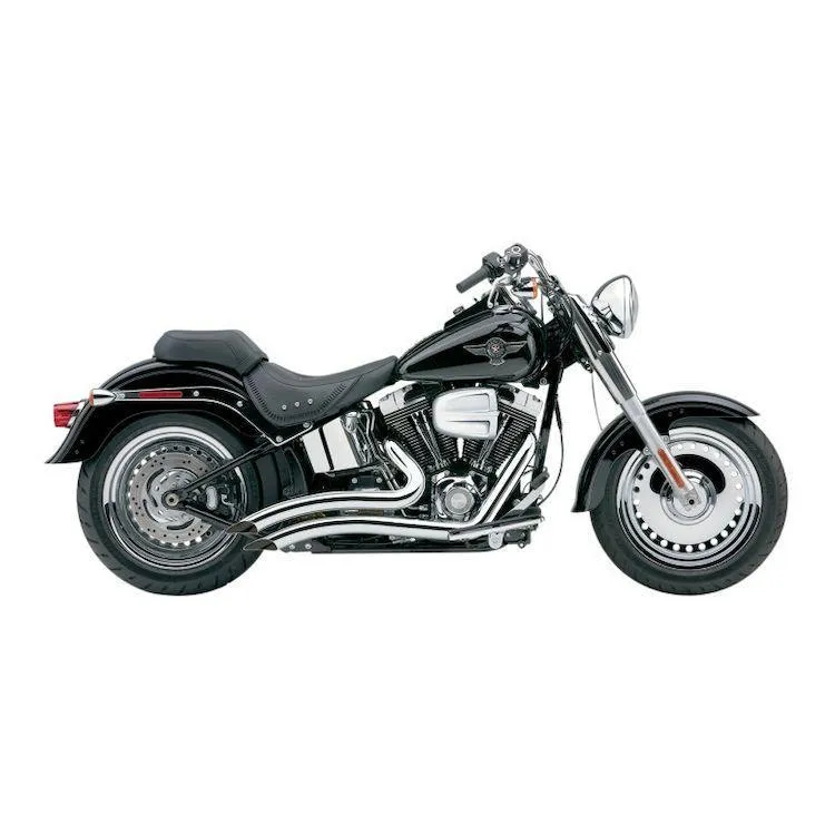 Cobra Short Swept Speedster Complete Exhaust System for Harley Davidson 1986-2011 Softail models