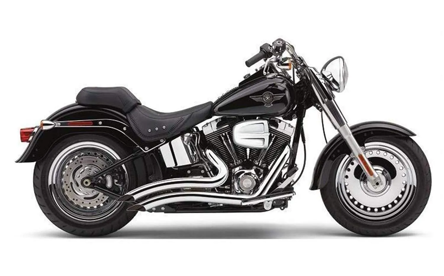 Cobra Short Swept Speedster Complete Exhaust System for Harley Davidson 2010-13 FLH, FLT models