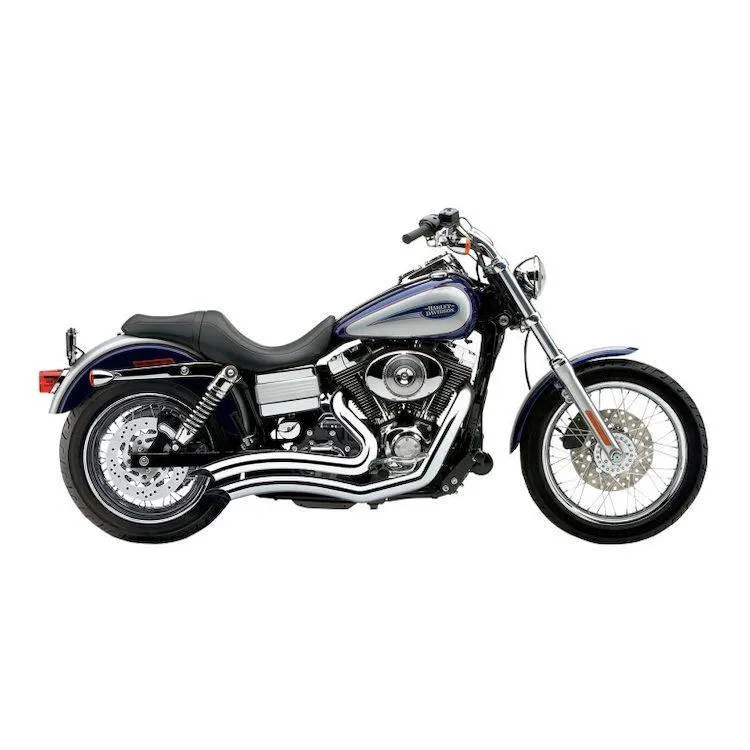 Cobra Short Swept Speedster Complete Exhaust System for Harley Davidson 2012-13 Dyna models