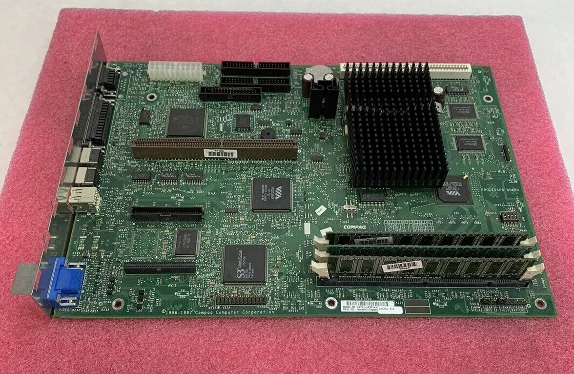 Compaq 007426-012 Motherboard Intel Pentium MMX 166MHz 48MB RAM