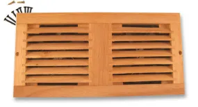 Coolerguys Dual 120mm oak vent cabinet fan grill only.