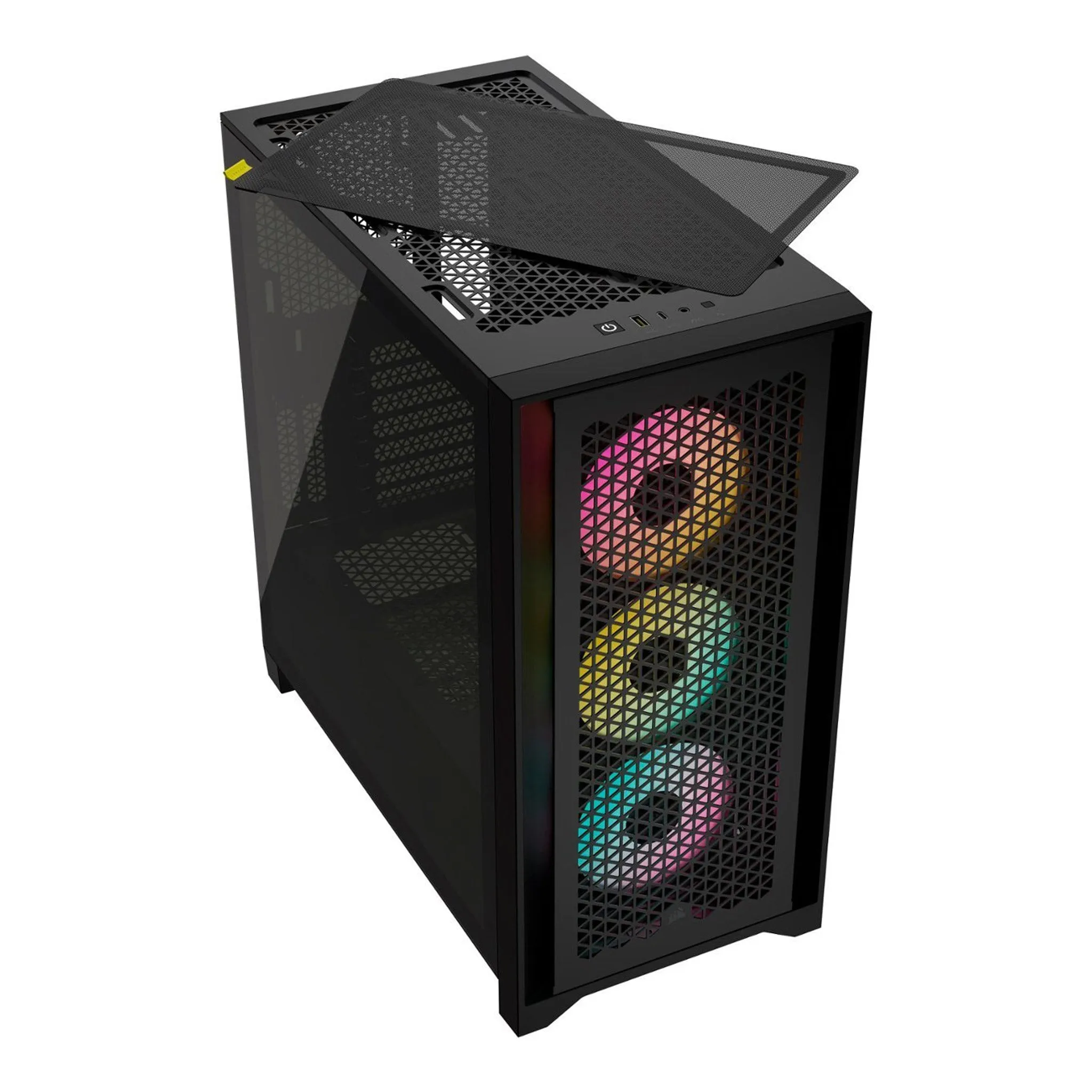 Corsair CC-9011240-WW iCUE 4000D RGB AIRFLOW Mid-Tower ATX Case - Black