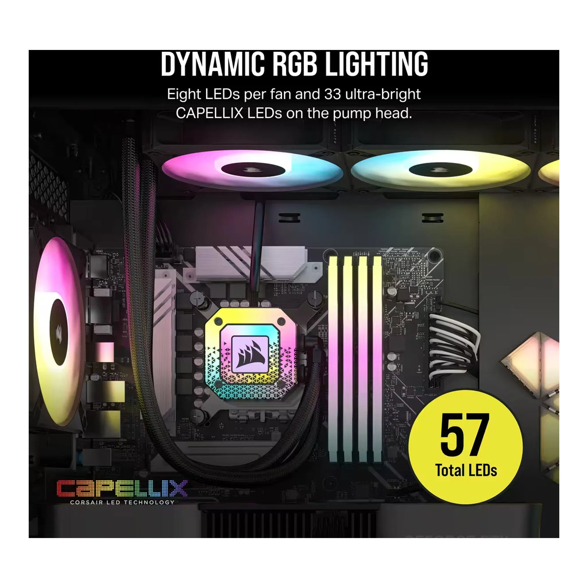 Corsair CW-9060070-WW iCUE H150i ELITE CAPELLIX XT Liquid CPU Cooler