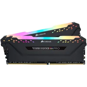 CORSAIR VENGEANCE RGB PRO 16GB (2x8GB) DDR4 3600 (PC4-28800) C18 AMD Optimized Memory – Black