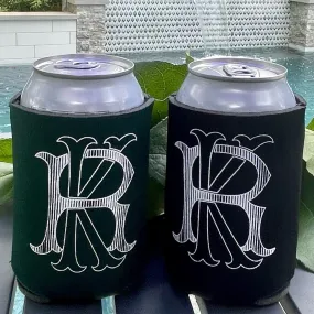 Custom Large Monogram Can Coolers