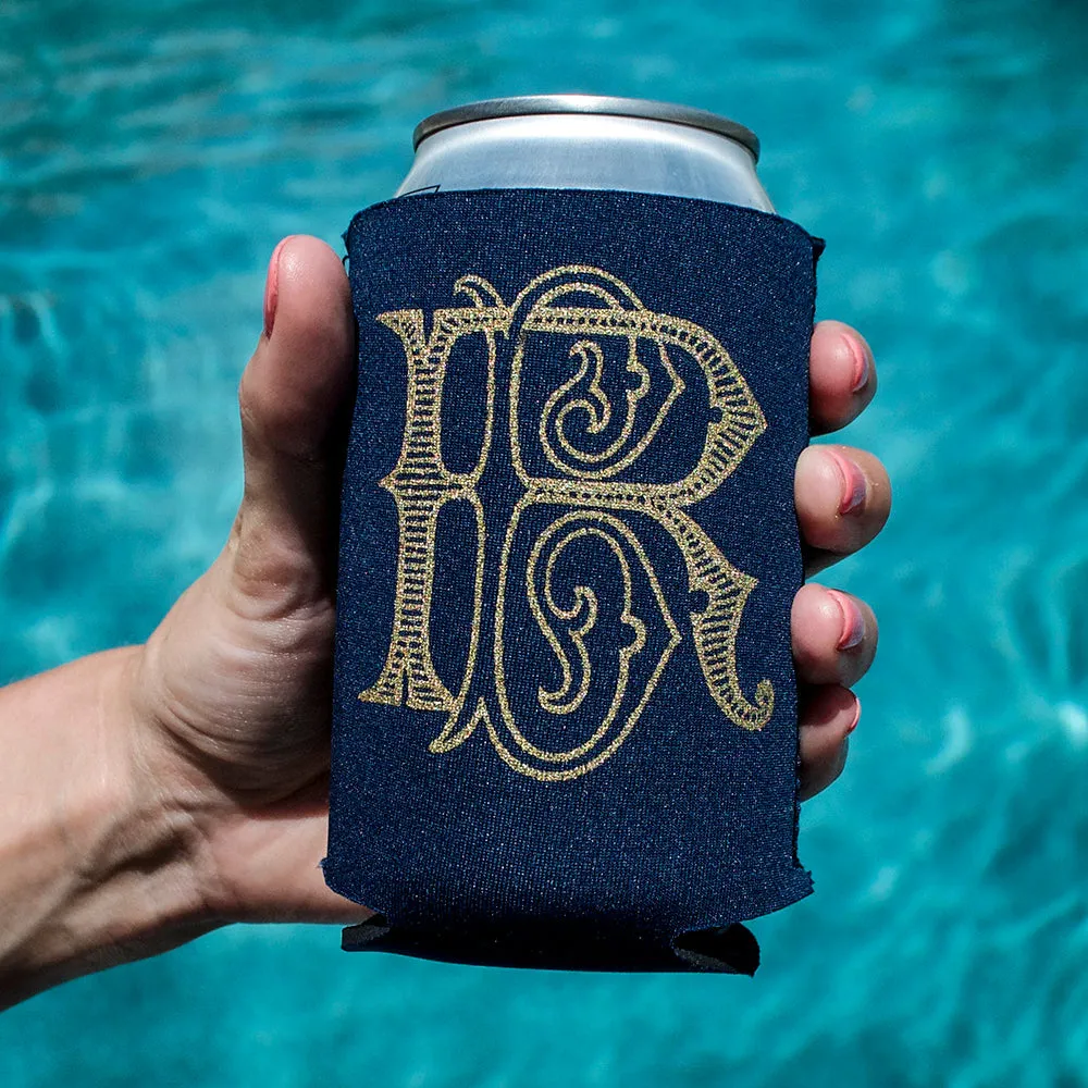 Custom Large Monogram Can Coolers