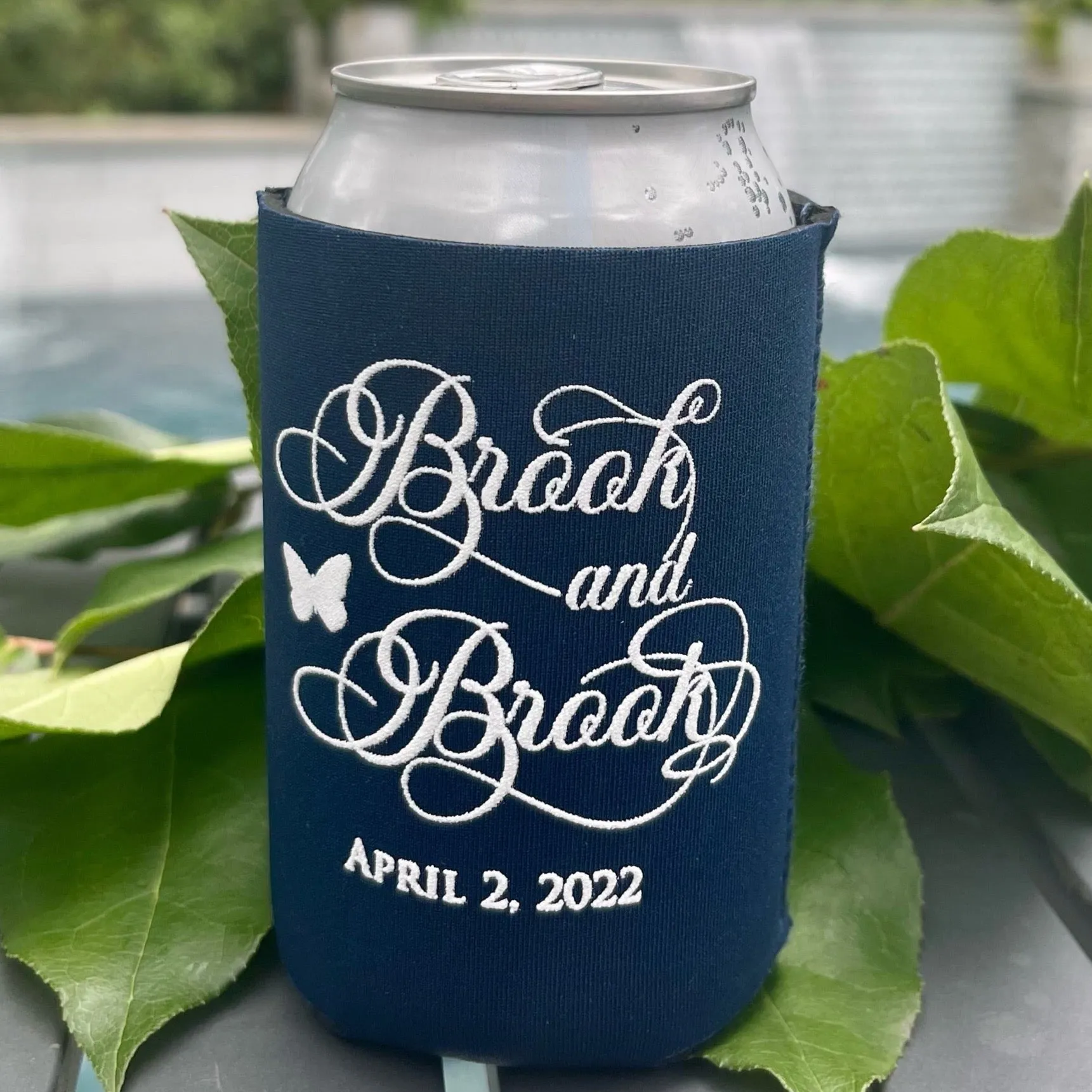 Custom Script Names Navy Can Coolers