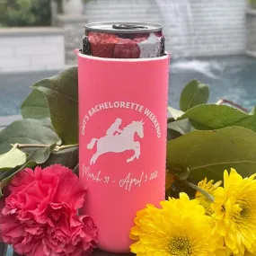 Custom Slim Bachelorette Neoprene Can Coolers