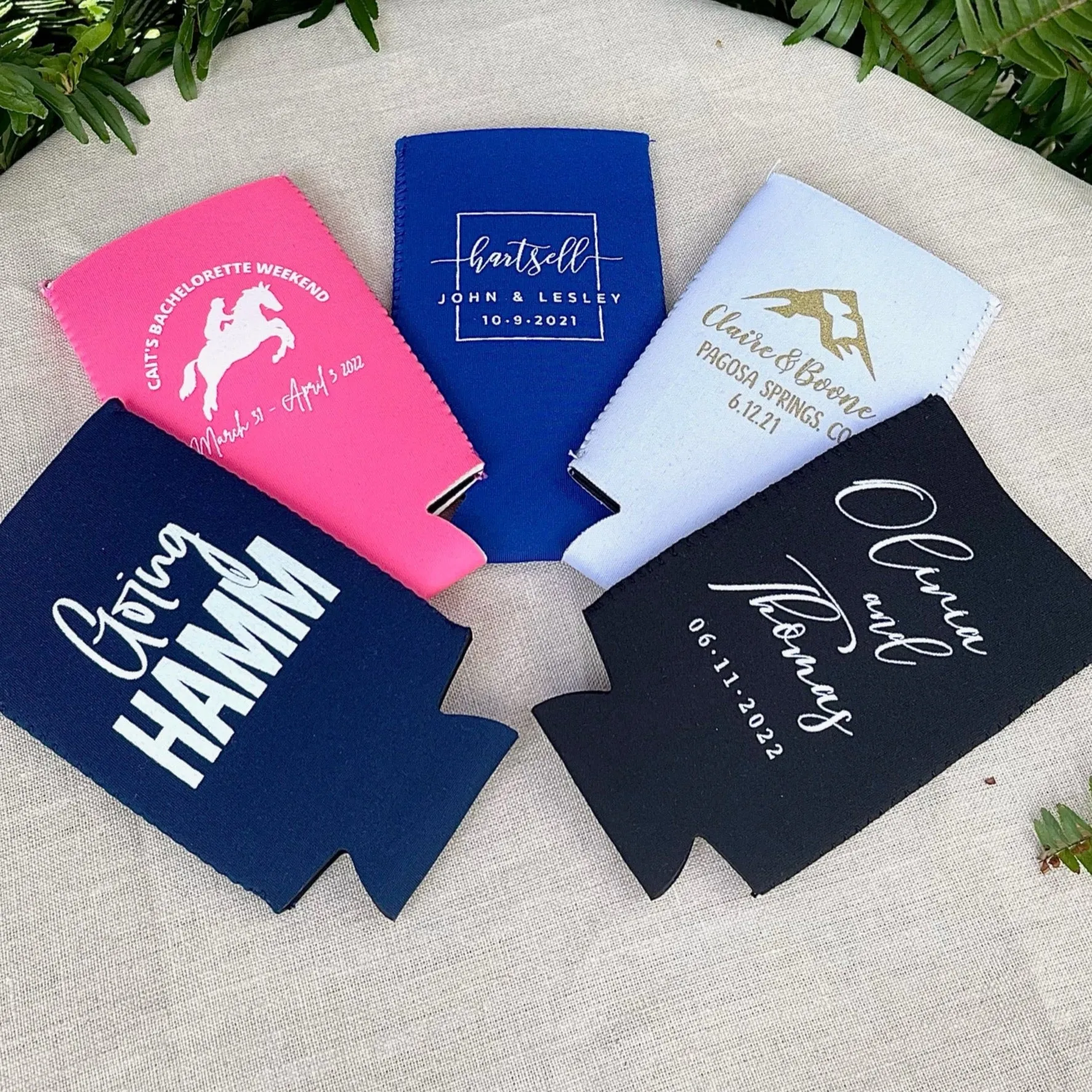 Custom Slim Neoprene Can Coolers