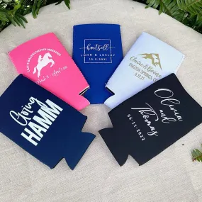 Custom Slim Neoprene Can Coolers