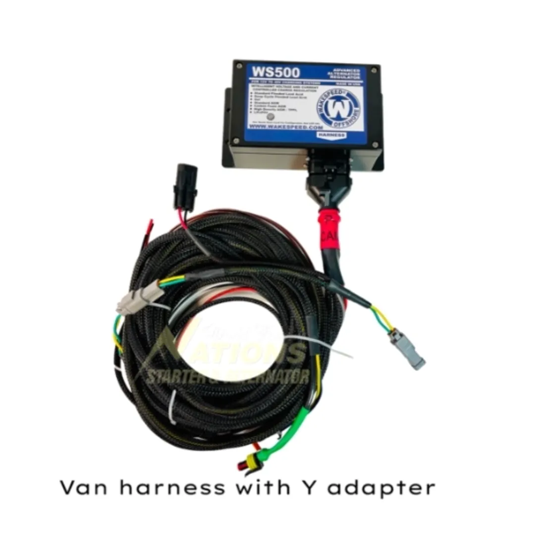 Dual Alternator Kit with 48 Volt 100 Amp Alternator and Wakespeed WS500 Regulator & Harness for 2.0L 4 Cylinder Diesel Mercedes Sprinter Van (2023 )