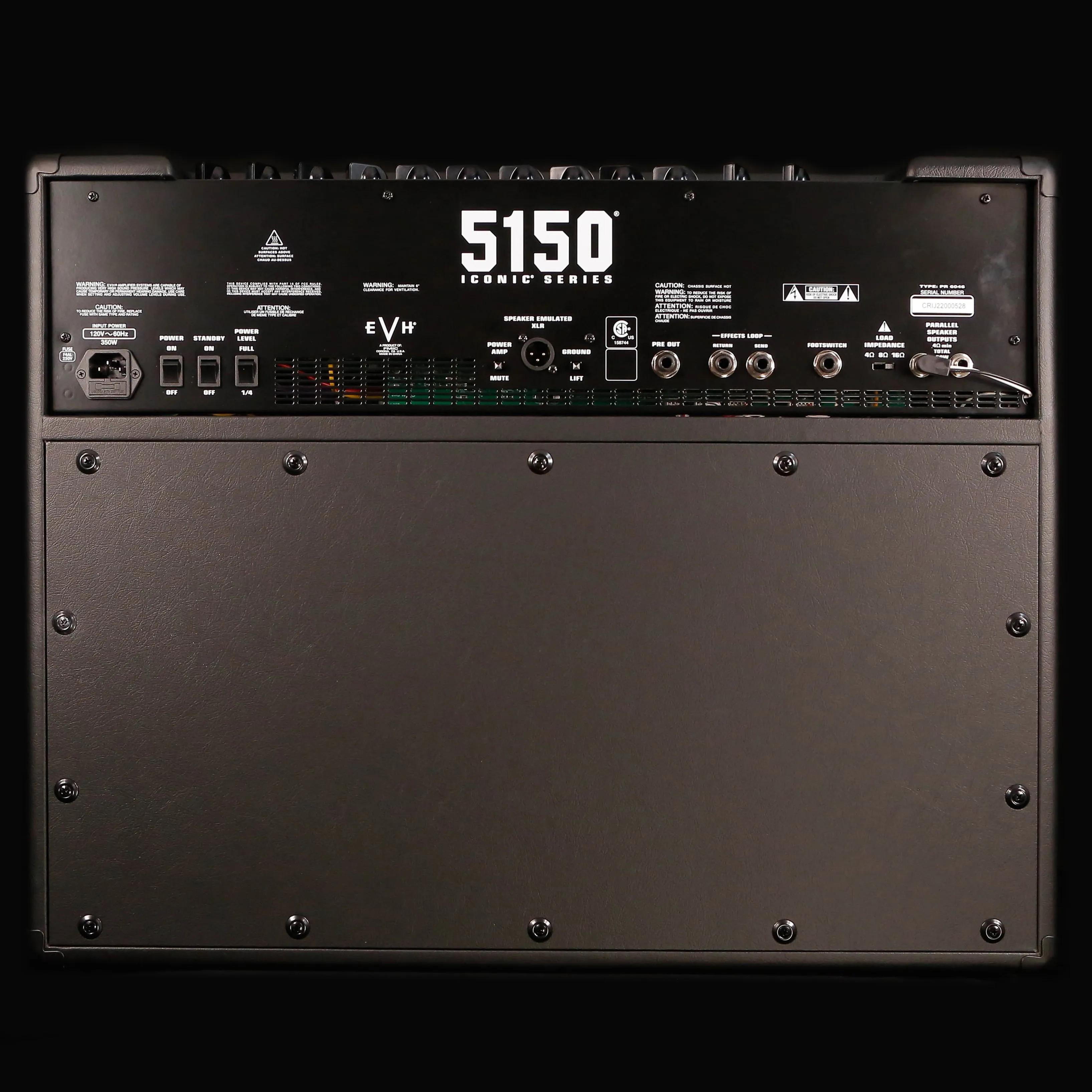 EVH 5150 ICONIC Series 2x12 60w Combo Amp, Black