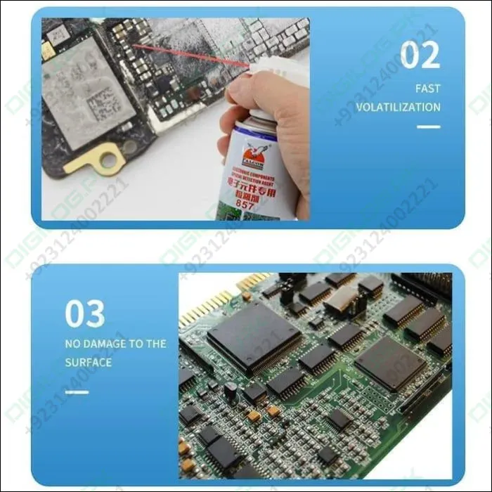 Falcon 857 Electronic Components Detection Circuit Chiller Freezing Spray -60° 130ml