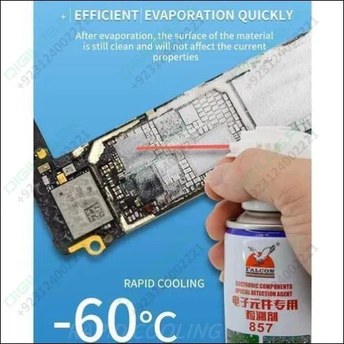 Falcon 857 Electronic Components Detection Circuit Chiller Freezing Spray -60° 130ml
