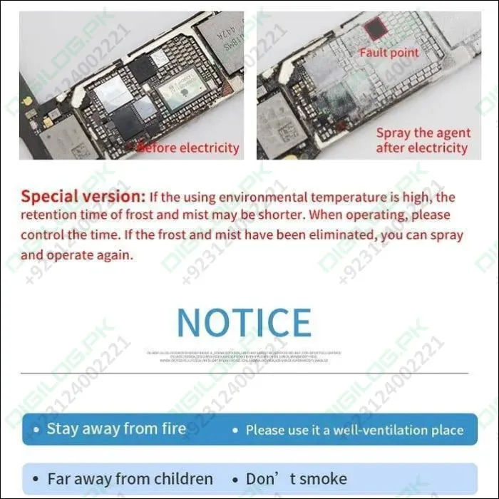 Falcon 857 Electronic Components Detection Circuit Chiller Freezing Spray -60° 130ml