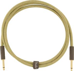 Fender Deluxe Series Instruments Cable, Straight/Straight, 5', Tweed