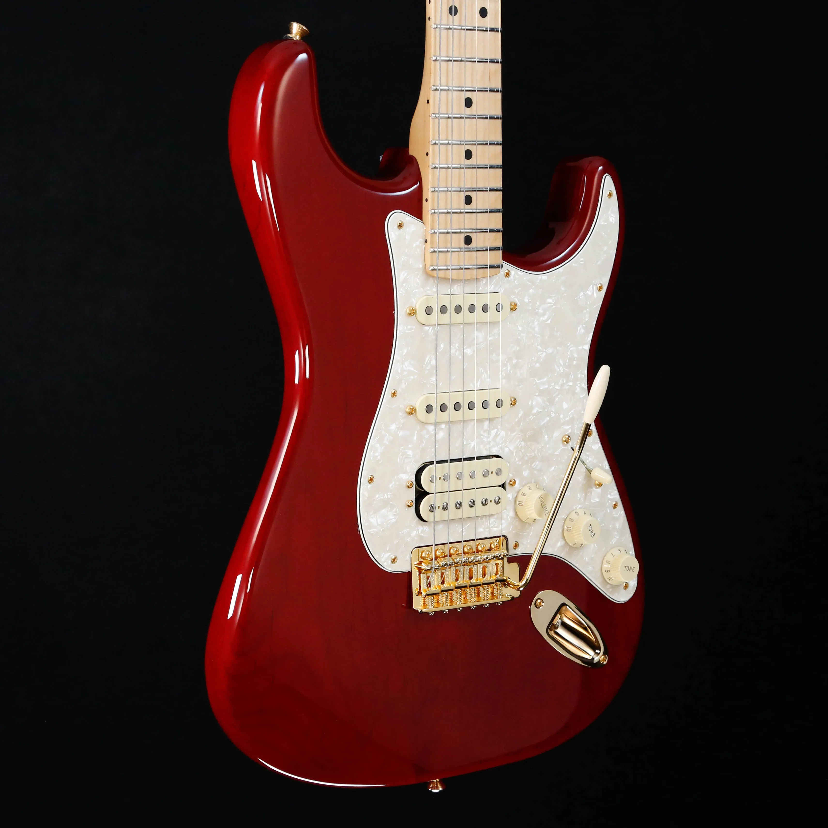 Fender Tash Sultana Sig. Stratocaster HSS,Mpl Fb, Transparent Cherry