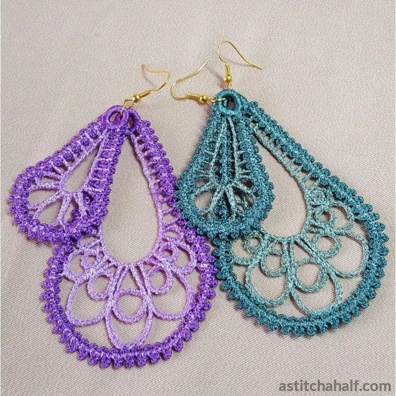 Freestanding Lace Loop Earrings