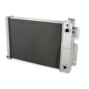 Frostbite Radiator - 26" W x 18-1/2" H x 2-7/32 - Crossflow - Passenger Side Outlet - Passenger Side Inlet - Aluminum