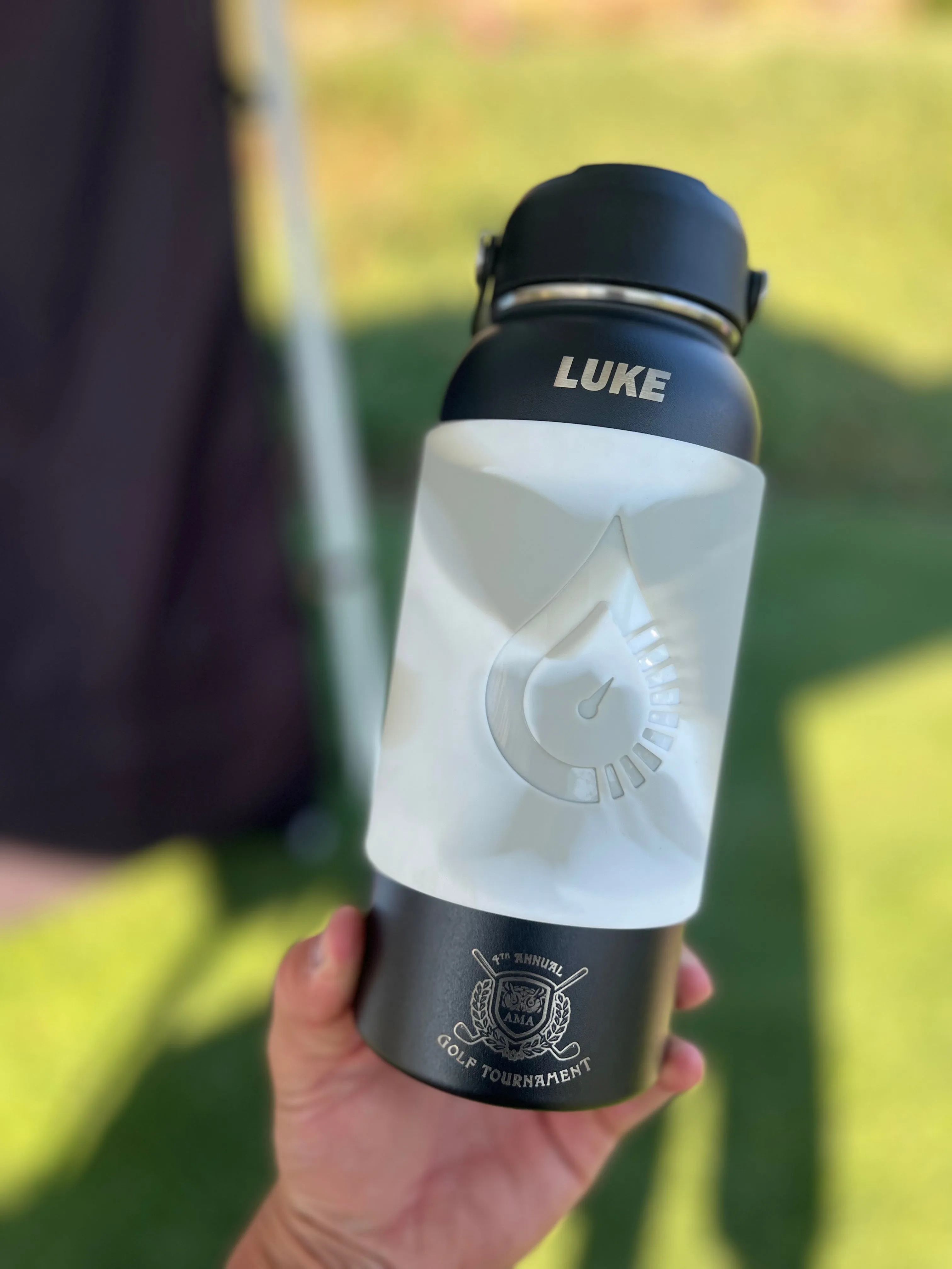 Fuelstation Magnetic Sleeve   Custom Engraved Bottle