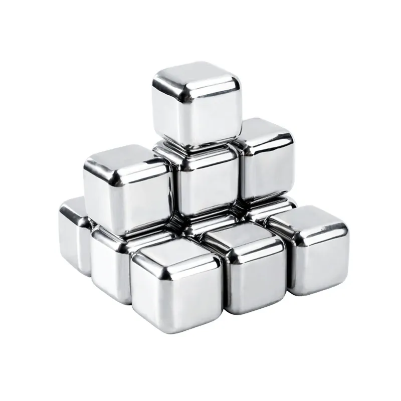 Funki Buys | Whisky Stones | Reusable Ice Cubes Set | Stainless Steel