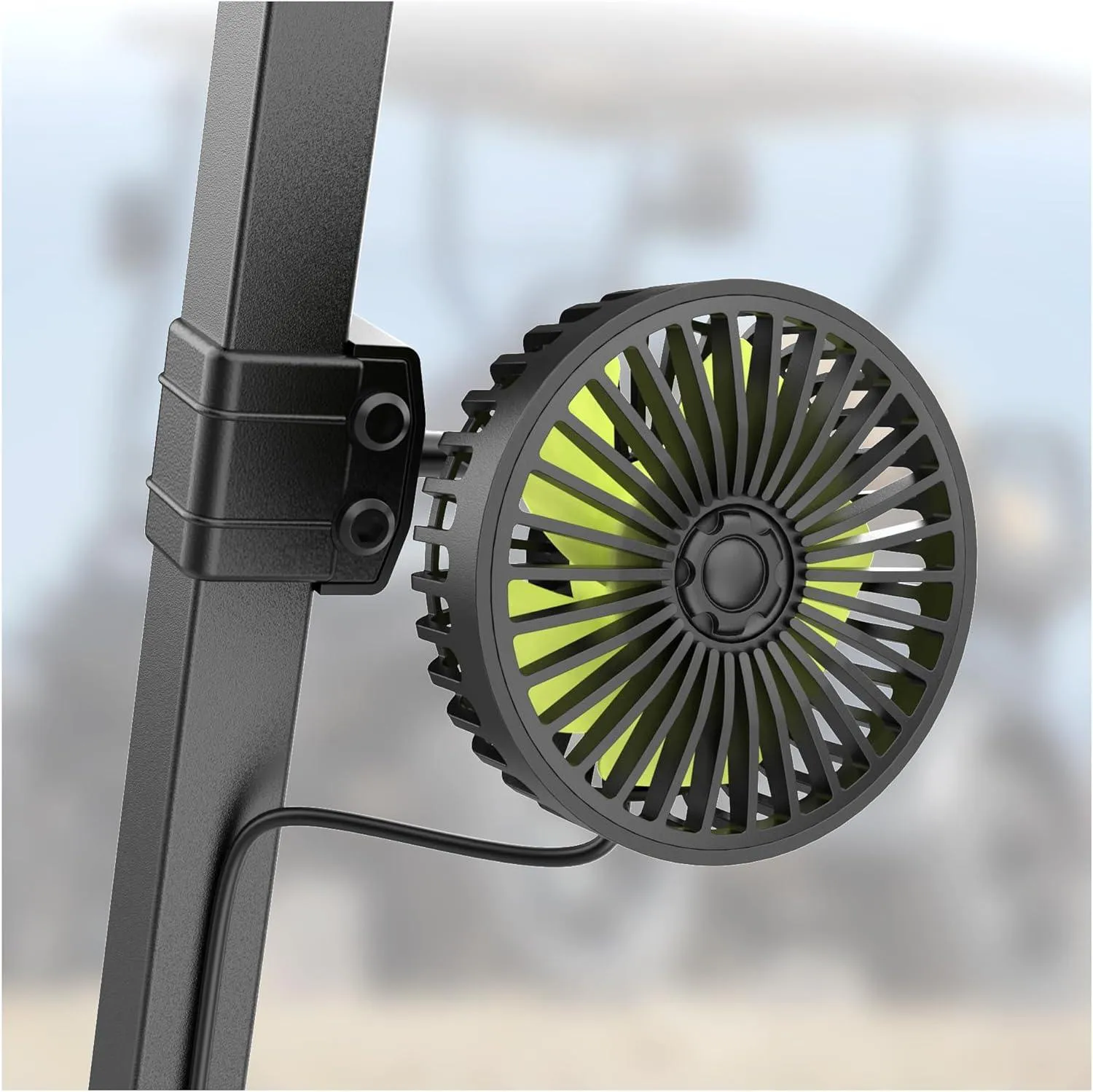 Golf Cart Fan Portable Fans USB Powered for EZGO Club Car Yamaha - 10L0L