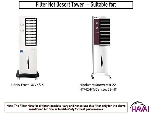 HAVAI Filter Net Set for USHA Frost LX/VX/ZX and Hindware Snowcrest 22-HT/ 42-HT/ 58-HT Tower Cooler