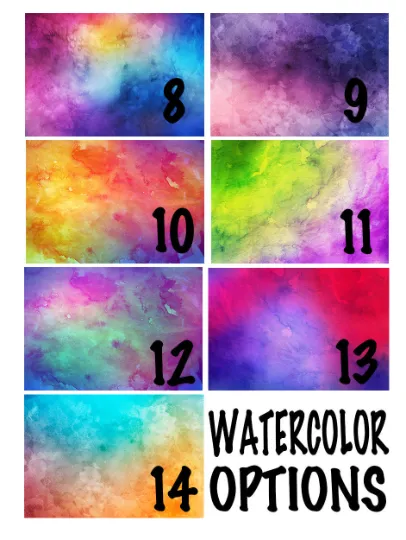 Hockey Cooling Towel with Watercolor Background