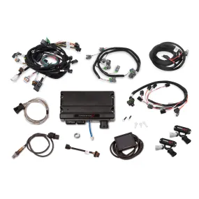 Holley EFI Terminator X Engine Control Module - 3.5 in Touchscreen - Wiring Harness - Ford Modular