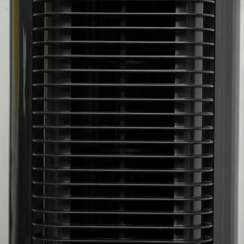 HOMCOM 42" Portable Air Cooler, Humidifier Evaporative Ice Cooling Fan Water Conditioner Unit with 3 Modes, 3 Speed, Remote Controller, Timer, Oscillating for Home Quiet Bedroom, Black